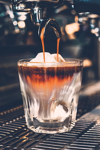 kavárna, káva, napít se, pohár, kofein, espresso, cappuccino, hnědý, horký, čerstvý, kávový šálek