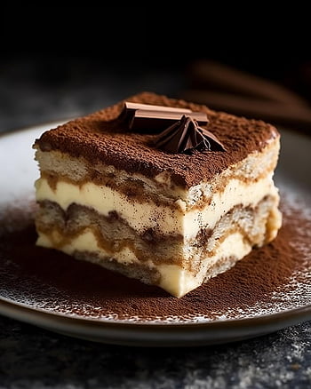 dort, dortík, tiramisu, dezert, sladký, čokoláda, krém, pečivo, deska, káva, Svačina