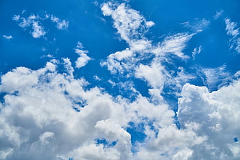 cloudy sky, vibrant cumulus clouds, clear blue sky, perfect day, scattered clouds, white clouds, blue sky, outdoor scene, natural beauty, weather, sky view
