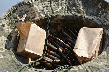kalashnikov, vojenský, námořnictvo, voják, učení se, vzdělání, námořní pěchoty, Ukrajina, válka, výcvik, zbraň