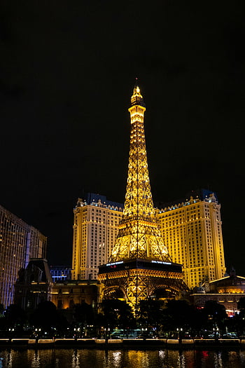 paris las vegas, πύλη του πύργου του Άιφελ, νυχτερινή θέα, λαμπερός πύργος, Αξιοθέατα του Λας Βέγκας, παρίσι ξενοδοχείο las vegas, νυχτερινή φωτογραφία, εικονικό ορόσημο, las vegas strip, τουριστικός προορισμός, εκπληκτική θέα