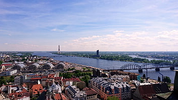 riga, Λατβία, πρωτεύουσα, αρχιτεκτονική, ιστορικό κέντρο, Κτίριο, πόλη, σύννεφα, σπίτι πρόσοψη, πανόραμα, παράδεισος