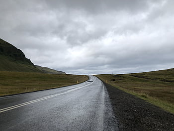 rural, route, paysage, destination, Voyage, conduite, chaussée, asphalte, terrain, la nature, en plein air