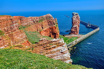 lange anna, cestovat, Příroda, cestovní ruch, útesy, krajina, Severní moře, průzkum, venku, helgoland