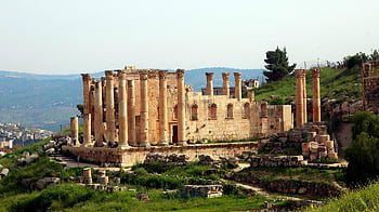 Jordán, jerash, gerasa, zřícenina, starověké, archeologie, cestovat, historický, cestovní ruch, kultura, Dějiny