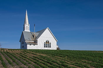 church, chapel, worship, religion, rural, countryside, blue Sky