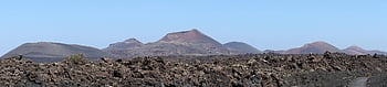 vyvřelých hornin, hora, sopka, sopečné horniny, krajina, skály, láva, Příroda, lanzarote, panoráma