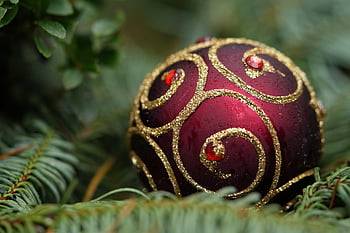 Crăciun ornament, Crăciun mingea, glob de Craciun, sezonul de vacanță, Crăciun tapet, ornament, Crăciun, vacanţă, sezon, festiv, o minge decorativă