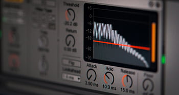 Software pro úpravu zvuku, průběh, digitální zařízení, Audio ovládací prvky, Detailní rozhraní, práh, Záchvat, držet, uvolnění, zvukový průběh, editace zvuku