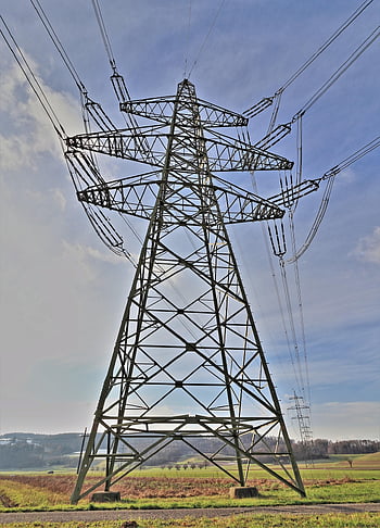 energie, elektřina, elektrické stožáry, vysokého napětí, vedení vysokého napětí, kabel, ukradl, izolátor, krajina