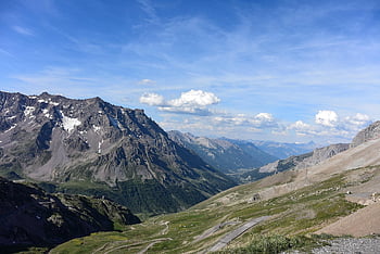 montagne, paesaggio, catena montuosa, scenario, natura, Alpi francesi, sfondo del paesaggio, carta da parati paesaggio, vista distante, paesaggio di montagna