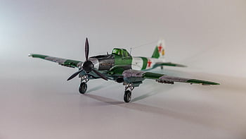 Il-2, Šturmovik, modelování, miniaturní, zneklidnit, plastický, ruční práce, hobby, letadlo, historický, sovětský