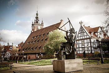 gdańsk, house Hevelius, the Old Town, architecture, poland, old Town, tourism, monument, townhouses, tri-city, street