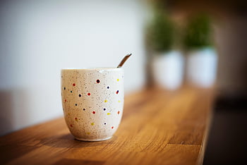 mug, table, drink, caffeine, breakfast, espresso, food, cappuccino, tea, wood, office