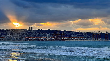 city, nature, port, sea, haifa, israel, mediterranean Sea, harbor, pier, bay, water