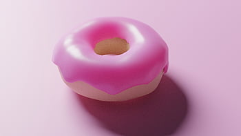 donut, dessert, sugar, pastries, snack, sweet, 3d, art, bakery, icing, doughnut