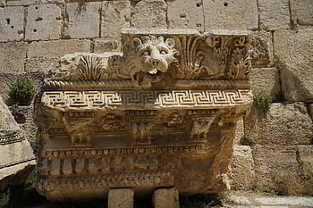 baalbek, ruiny, Libanon, heliopolis, artefakt, chrám, architektura, mezník, římský, dědictví, muzeum