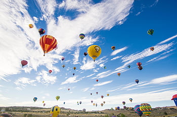 hot Air Balloons, air Balloons, flight, balloons, nature, balloon Race, sky, clouds, balloon