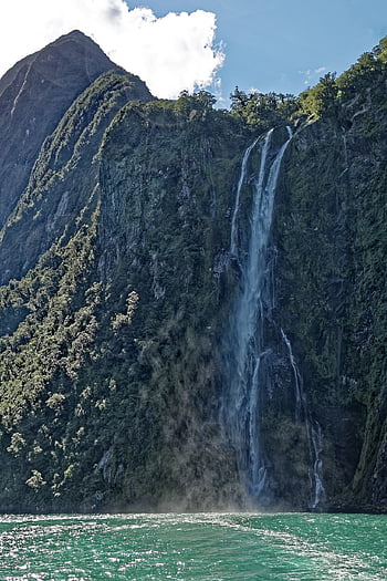 Nový Zéland, zvuk milford, fjord, voda, hory, národní park fiordland, fjordland, národní park, Příroda, krajina, jižní ostrov