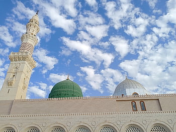nabawi Mosque, medina, islamic, green Dome, architecture, the Dome, umrah, religion, muhammad, islam, mosque