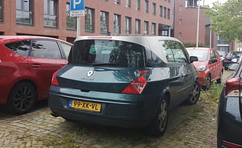 renault, Avantime, 2002, v6, 3.0, 210 HP, breda, 99-XK-VL, auto, poznávací značka, parkoviště
