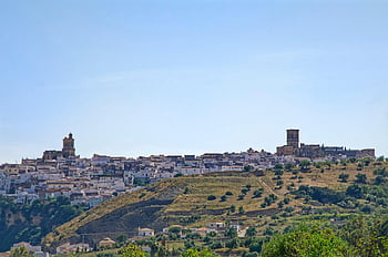 สเปน, ดาลูเซีย, จังหวัดกาดิซ, arcos de la frontera, pueblos blancos, หมู่บ้านสีขาว, ชุมชนท้องถิ่น, ที่ตั้ง, หมู่บ้าน, มหาวิหารซานตา มาเรีย เดอ ลา อาซุนซิออง, โบสถ์ซานเปโดร