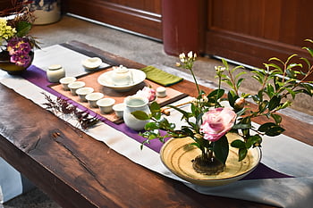 disposizione della tazza da tè, tazze da tè, cibo, tazza, tazza di tè, tè, prima colazione, caffè, boccale, mattina, fresco