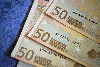 50 euró, európai valuta, euro-bankjegyek, texturált felület, közeli pénz, halom euró, európai pénz, Pénznemjegyek, Euró készpénz, pénzügyi háttér