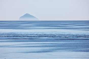 norte, naturaleza, mar, isla, azul, agua, Isla de Arre, Escocia, Firth of Clyde, calma, Oceano
