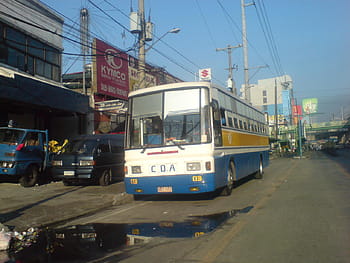 Kommissionen for revision, mitsubishi, Fuso, ekspressbus, Regeringskøretøj, Edsa, Monumento, filippinerne, Almazora Motors Corporation, Rejsestjerne, bus