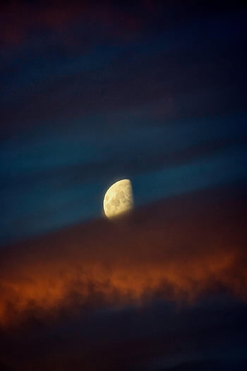 Himmel, Abend, Mond, Himmel Hintergrund, schöne Tapete, Farben, Nachthimmel, Natur, Hintergrund, Nacht-, Mondlicht