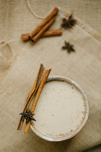 Masala čaj, keramický pohár, badyánu, skořice, Aromatický čaj, stůl, tkanina, koření, šálek čaje, napít se, nápoj
