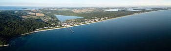 to Reprimand, binz, pier, sea, aerial View, baltic Sea, drone Image, gdr, germany, nature, east Germany