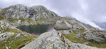 Gurin Forest Trek, alpská trasa, Alpy, Procházka, nebe, vrcholy, exkurze, turistika, hory, Příroda, mraky