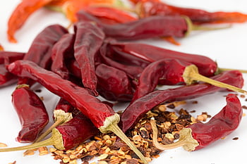 kajenský pepř, chilli, červená paprika, pálivá paprička, mexická, pikantní, sušený pepř, cayenne, koření
