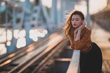 móda, žena, Krásná, Modelka, krása, pěkný, mladý, dáma, dívka, styl, póza