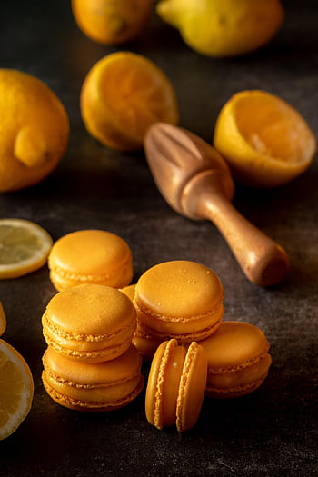 macarons, lemon, pastry, macaroons, french Pastry, food, dessert, snack, sweets, french, tasty