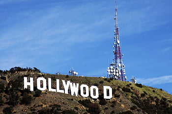 hollywood, California, colline, cartello, la, Los Angeles, punto di riferimento, ovest, panoramico, paesaggio, film