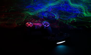 herní konzole, ovladač, videohry, světla, neon, Freezelight, gamepad, joystick, utěšit, ps4, xbox