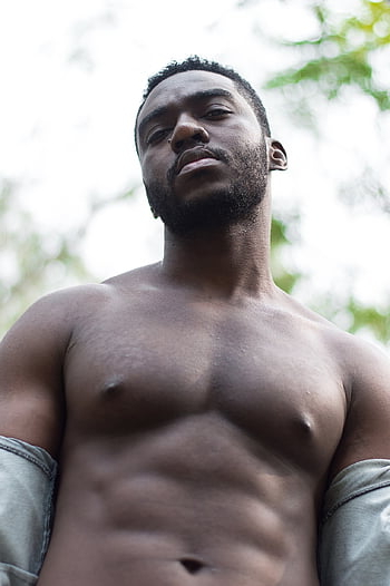 male, model, portrait, muscular Man, shirtless Man, man Looking Down, african, angola, black