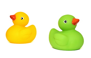 yellow duck toy, green duck toy, rubber duck toys, isolated white background, yellow rubber duck, green rubber duck, duck toys, white background, toy ducks, rubber ducks, isolated toys