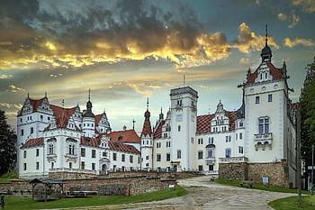 hrad, boitzenburg, uckermark, pohádkový hrad, historické místo, brandenburg, architektura, město, budova, věž, panoráma města