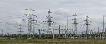 電柱、 電気パイロン、 エネルギー、 電気、 電力線、 変電所、 管理、 高電圧パイロン、 架空線、 電源、 電圧