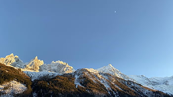 Mont Blanc, hory, chamonix, Příroda, Francie, vysokohorský, hora, sníh