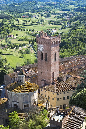 san miniato, pisa, toskánsko, Itálie, obec, středověký, historický, Dějiny, panoráma, cestovní ruch, starý