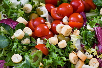 eat, salat, salad, essen, vegetables, green, fresh, nutrition, vegetarian, tomatoes, food