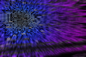 dynamic abstract background, computer code, blurred effect, pink white black purple blue, textile web scripts, abstract art, digital art, code art, vibrant colors, tech art, modern art