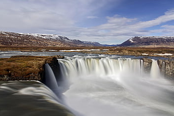 waterfall, nature, to Travel, exploration, outdoors, iceland, flow, landscape, scenic, godafoss Waterfall