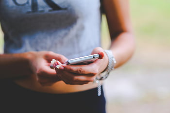 cell phone, hands, woman texting, smartphone, outdoors, mobile connectivity, technology, close-up, texting, smartphone outdoors, mobile technology