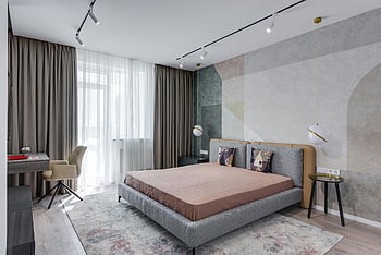 modernt sovrum, rymligt sovrum, samtida design, snygga möbler, elegant sovrum, mysig sovrum, modern stil, stora fönster, bekväm säng, elegant inredning, minimalistisk design